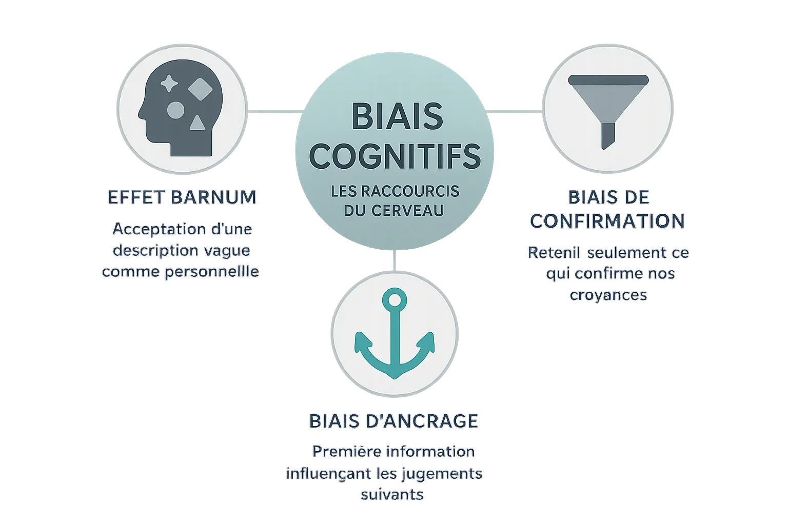 Illustration des biais cognitifs en mentalisme