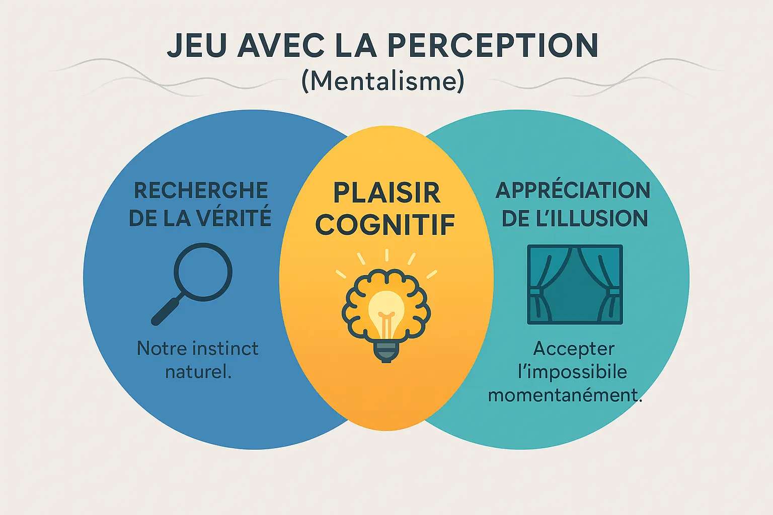 <strong>Illustration d'un mentaliste en scène</strong>