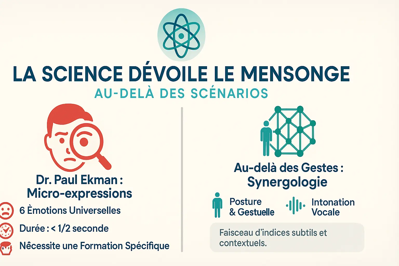 Comparaison entre micro-expressions et synergologie