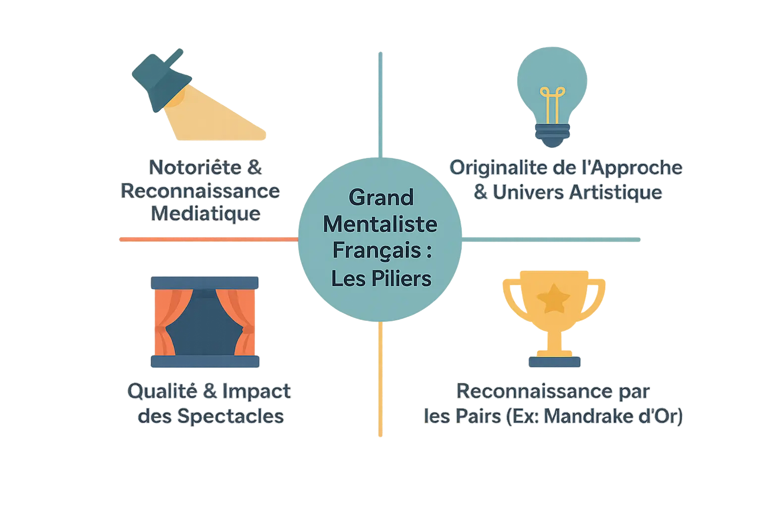 Les piliers du grand mentaliste français