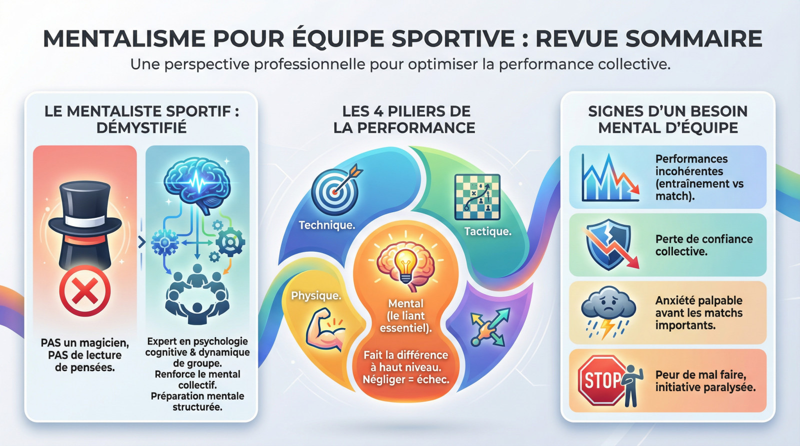 Revue sommaire du mentalisme appliqué à la cohésion d'équipe sportive